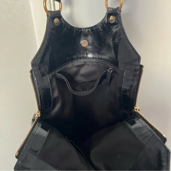 Yves Saint Laurent croc embossed tote bag - Picture 9 of 15